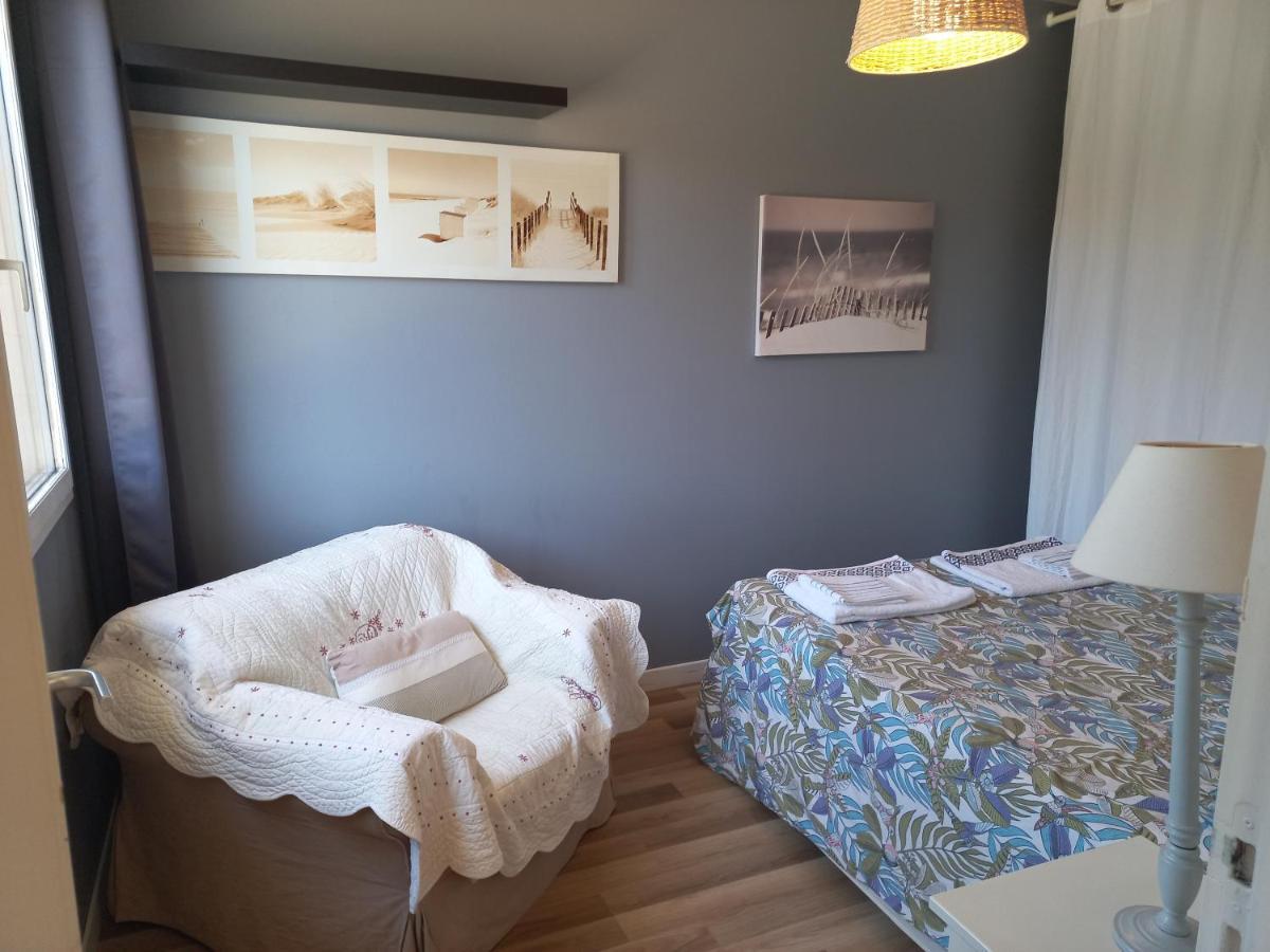 "L'Hippocampe", Climatise, 60 M2 , 2 Chambres, Tres Calme, Plage Des Sablettes Et Commerces A 3 Minutes A Pied, Wifi, Parking Gratuit, Lit King Size La Seyne-sur-Mer Buitenkant foto